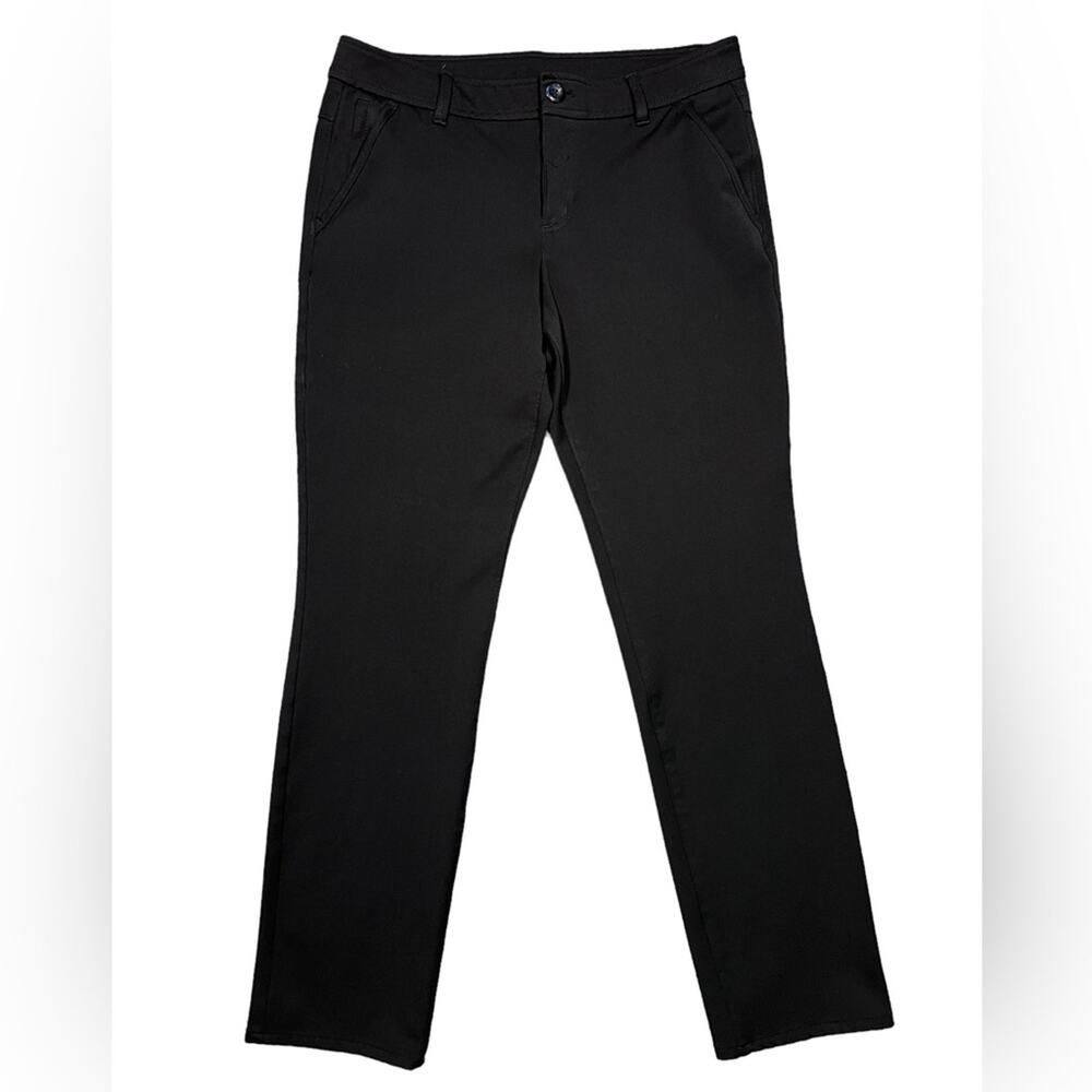 Eddie Bauer Travex Black Slim Straight Active Stretch Outdoor Pants Womens 6 29"